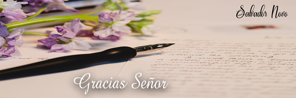 gracias Señor Poema Cristiano